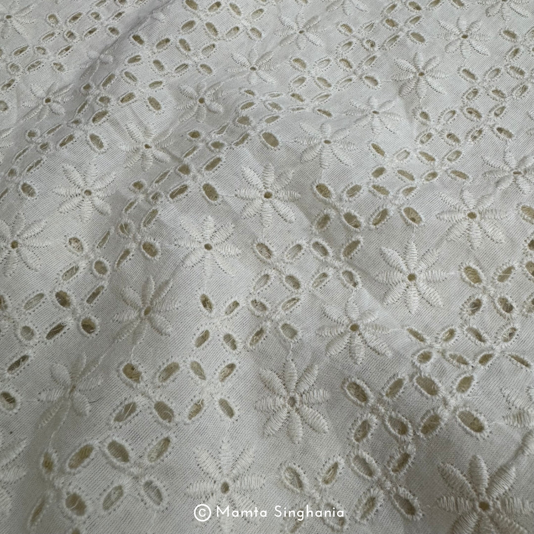 Dyable White Cotton Hakoba Fabric