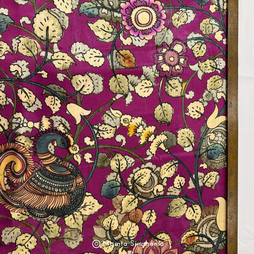 Floral Printed Modal Satin Fabric