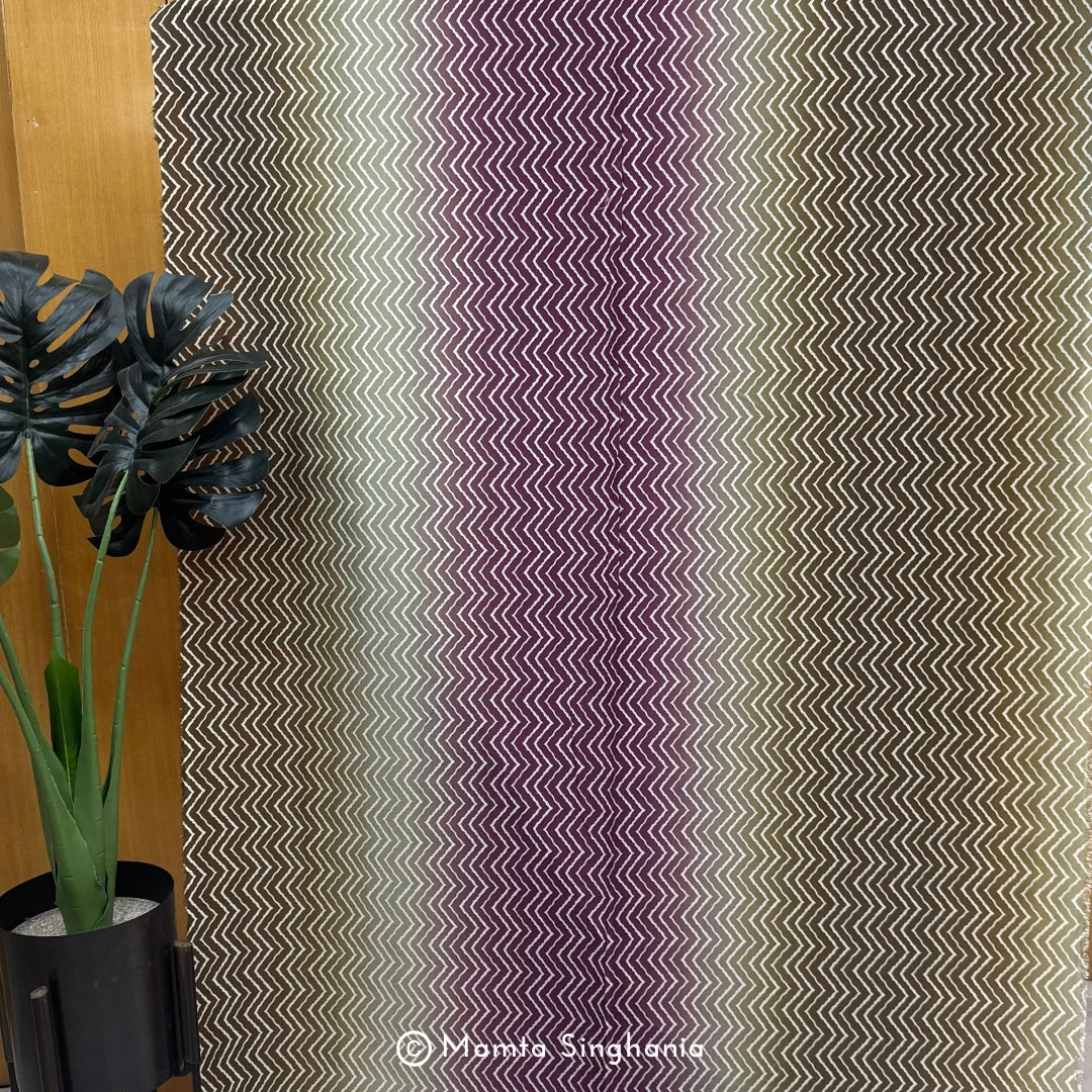 Multi Colour Printed Muslin Rayon Fabric