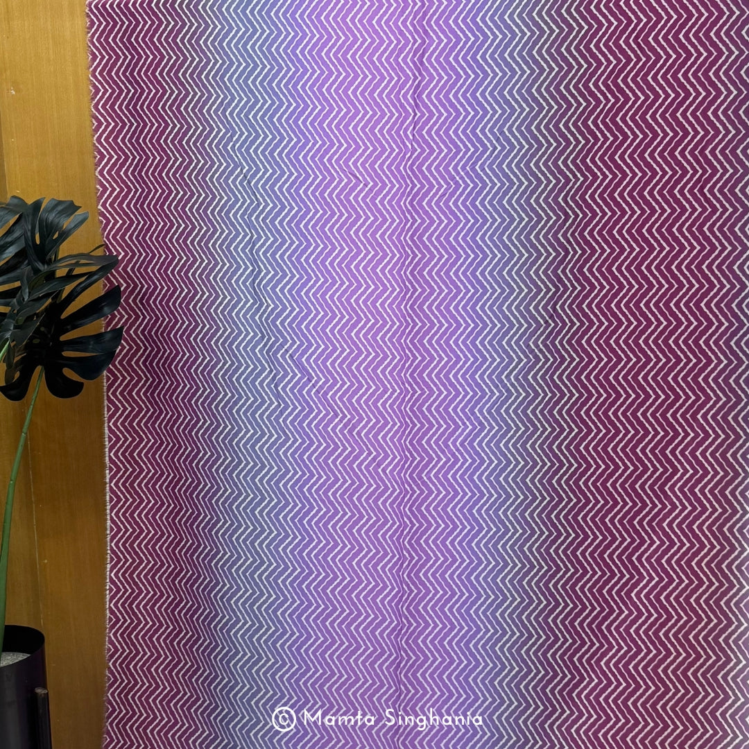 Multi Colour Printed Muslin Rayon Fabric