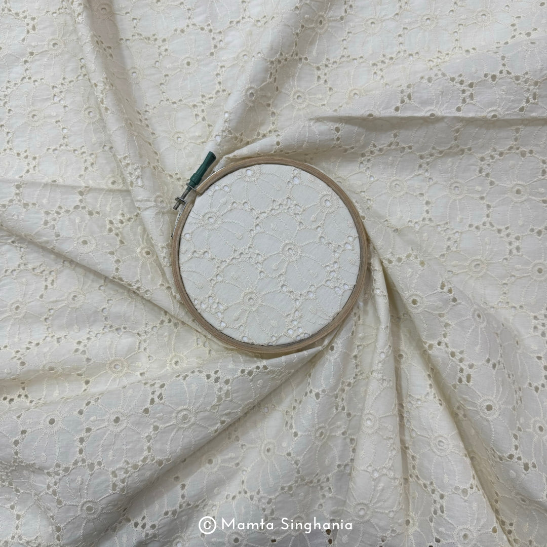 Dyable White Cotton Hakoba Fabric