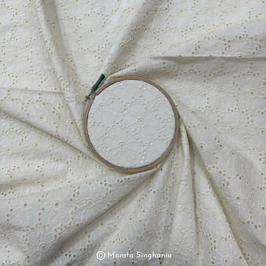 Dyable White Cotton Hakoba Fabric