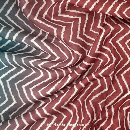 Multi Colour Printed Muslin Rayon Fabric