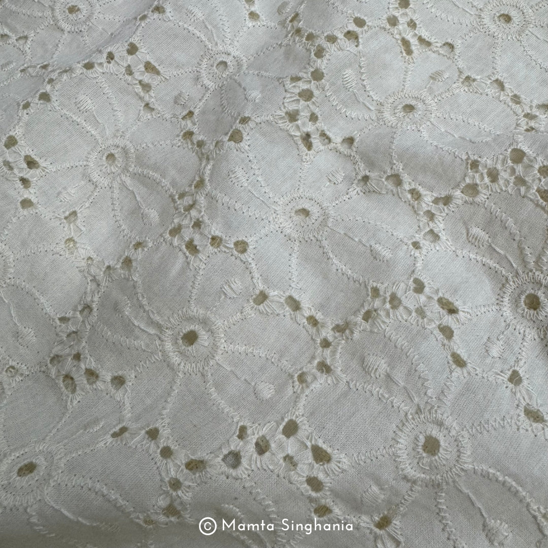 Dyable White Cotton Hakoba Fabric