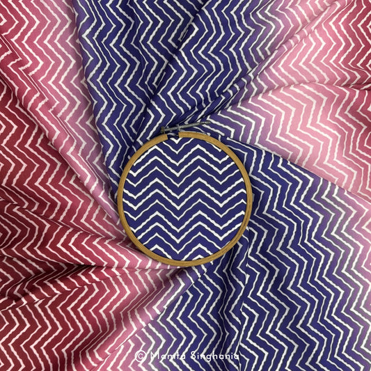 Multi Colour Printed Muslin Rayon Fabric