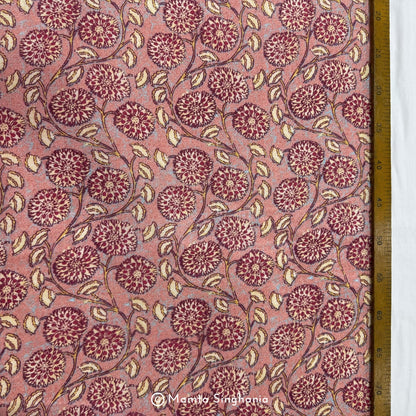 Floral Printed Modal Satin Fabric