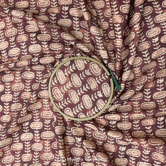 Floral Printed Modal Satin Fabric