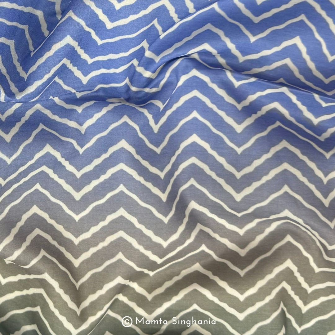 Multi Colour Printed Muslin Rayon Fabric