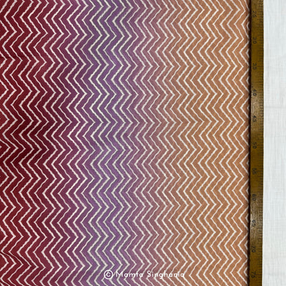 Multi Colour Printed Muslin Rayon Fabric