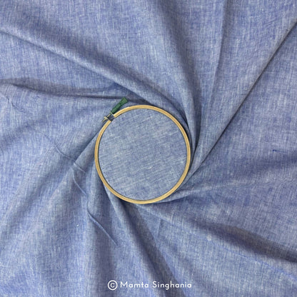 Light Violet Pure Linen Fabric