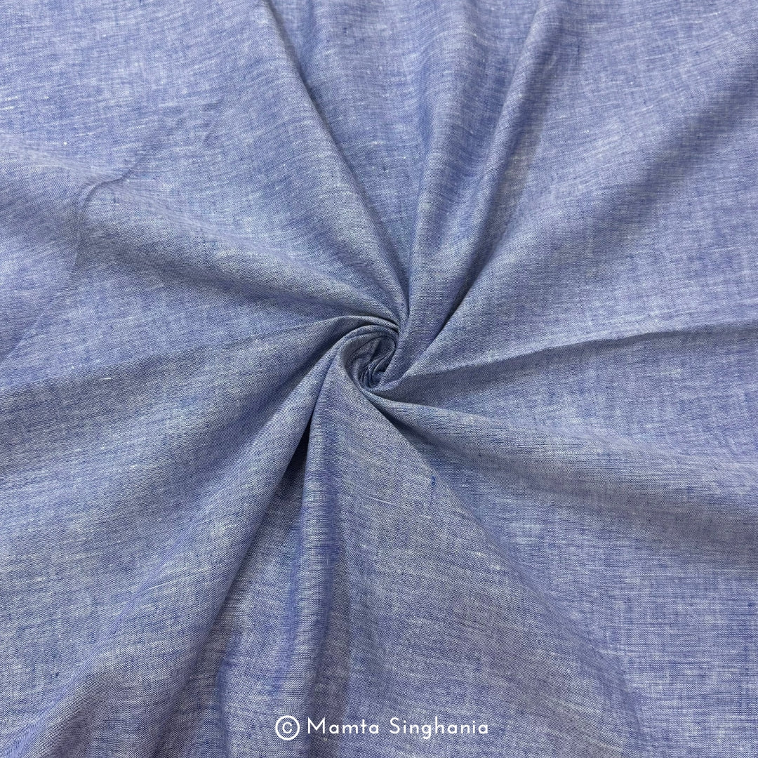 Light Violet Pure Linen Fabric