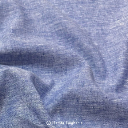 Light Violet Pure Linen Fabric