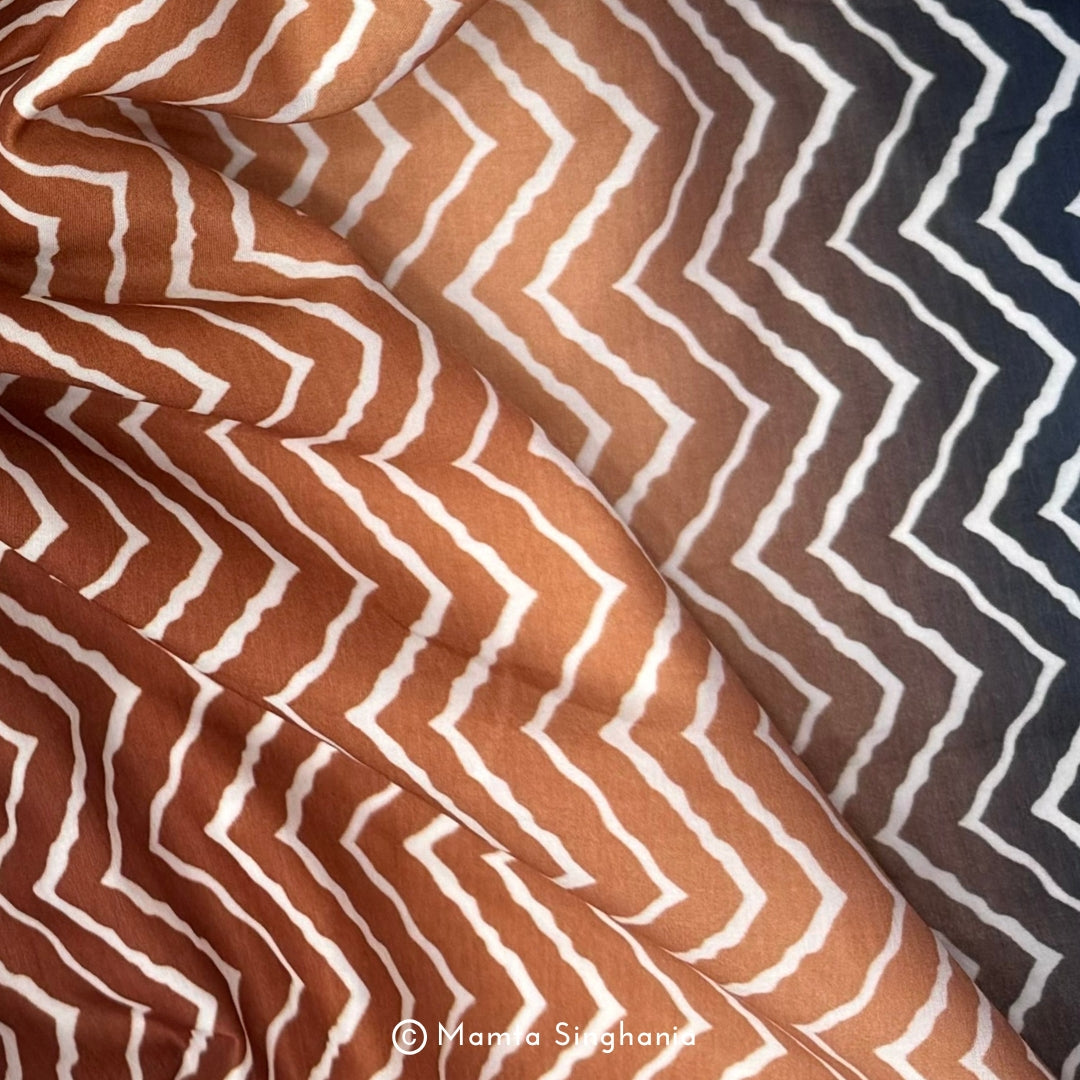 Multi Colour Printed Muslin Rayon Fabric