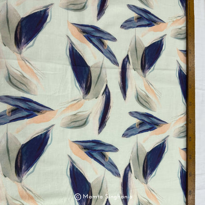 Floral Printed Malai Cotton Fabric