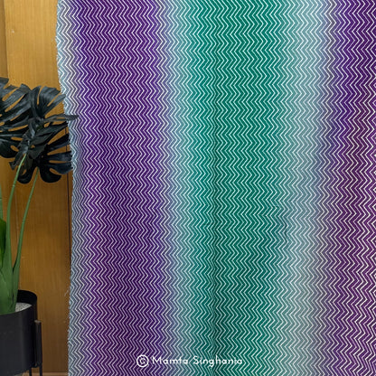 Multi Colour Printed Muslin Rayon Fabric