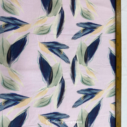 Floral Printed Malai Cotton Fabric