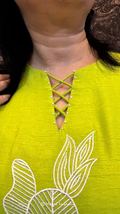 Kelly Green Kurti