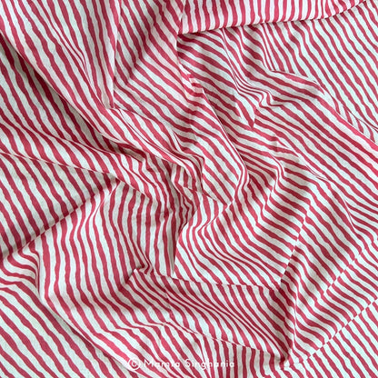 Light Pink Leheriya Printed Cotton Fabric