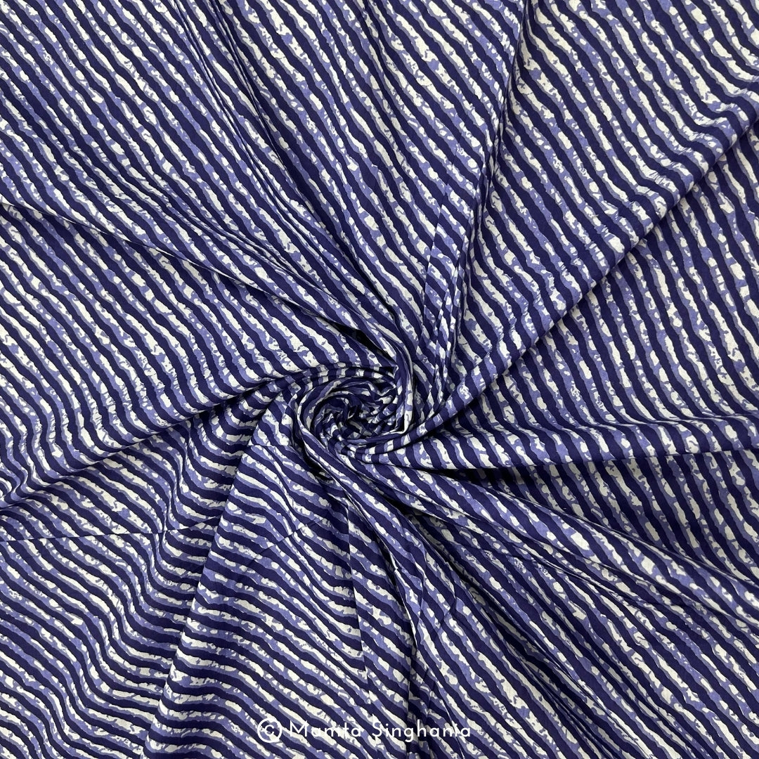 Violet Leheriya Printed Cotton Fabric