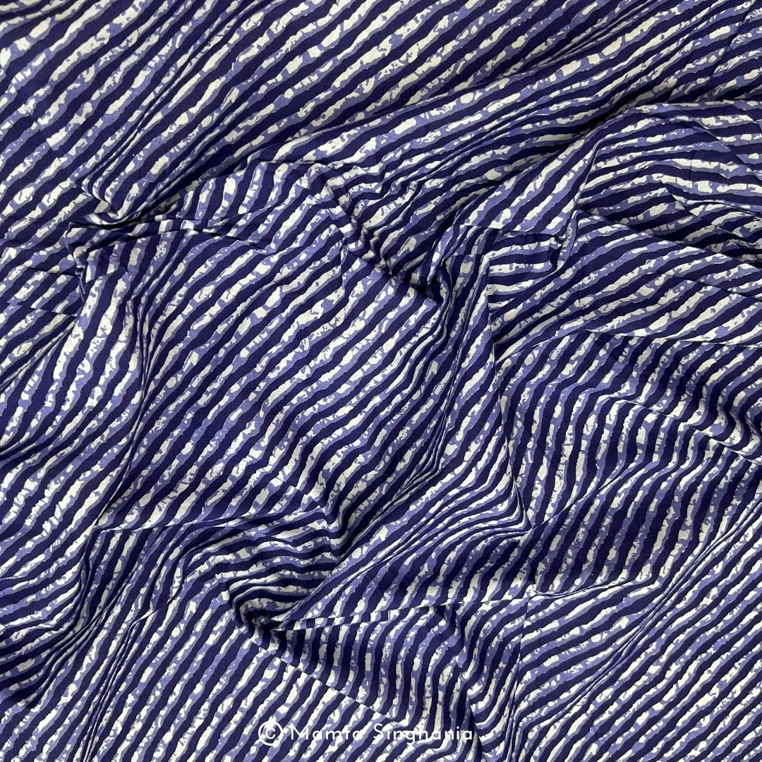Violet Leheriya Printed Cotton Fabric