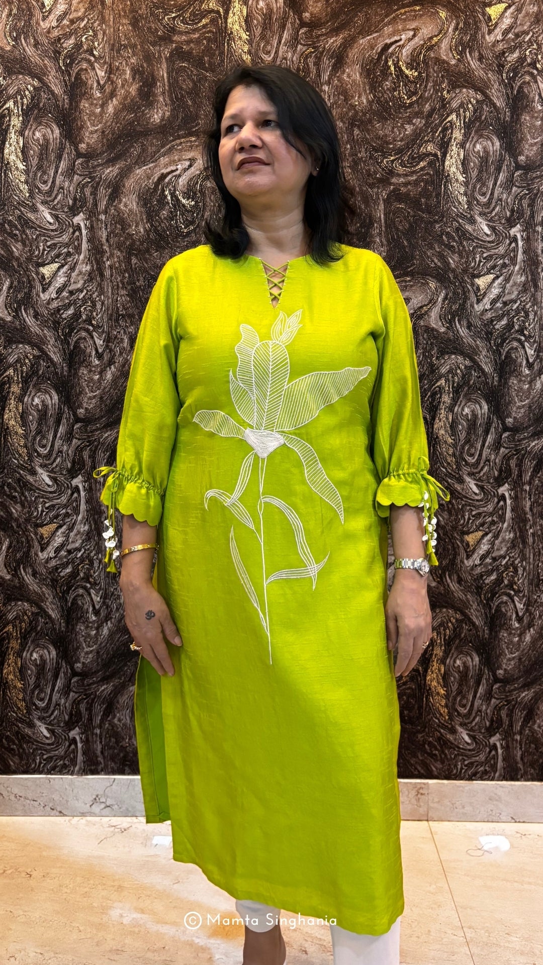 Kelly Green Kurti