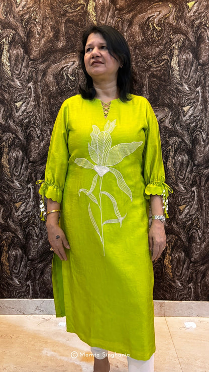 Kelly Green Kurti