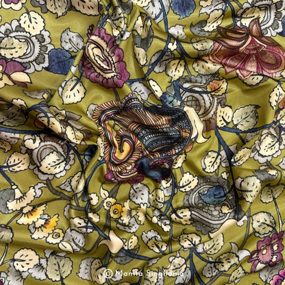 Floral Printed Modal Satin Fabric
