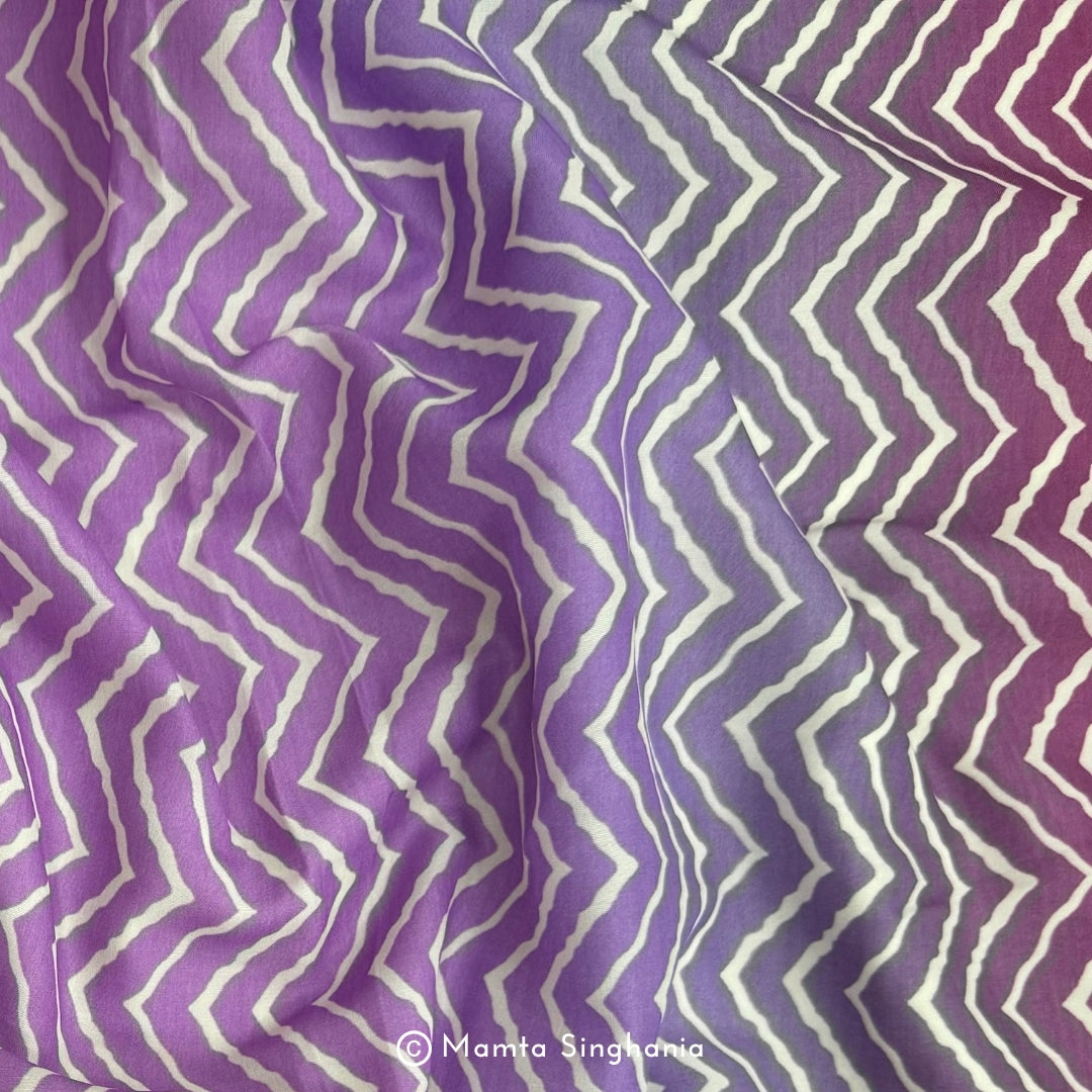 Multi Colour Printed Muslin Rayon Fabric