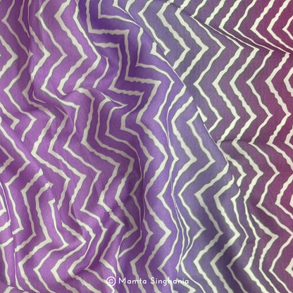 Multi Colour Printed Muslin Rayon Fabric