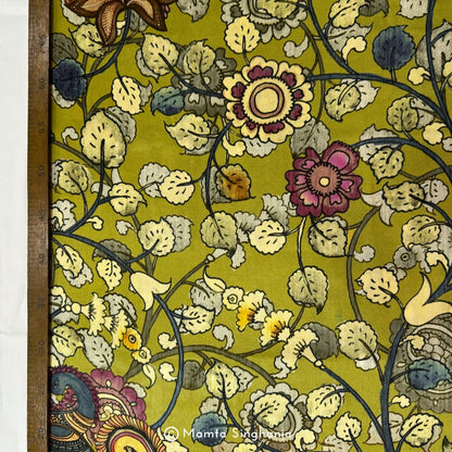 Floral Printed Modal Satin Fabric