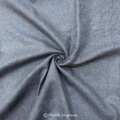 Dark Grey Pure European Linen Fabric (1.45m)