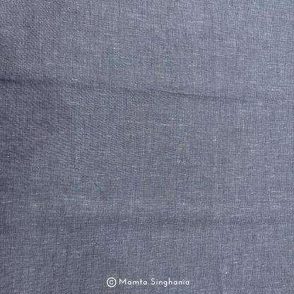 Dark Grey Pure European Linen Fabric (1.45m)