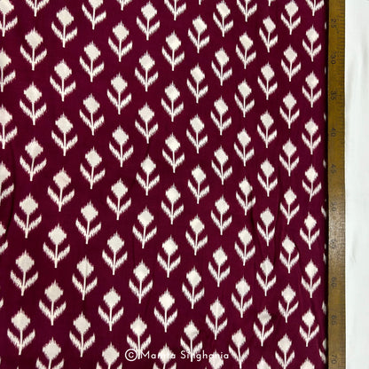Sangria Printed Modal Satin