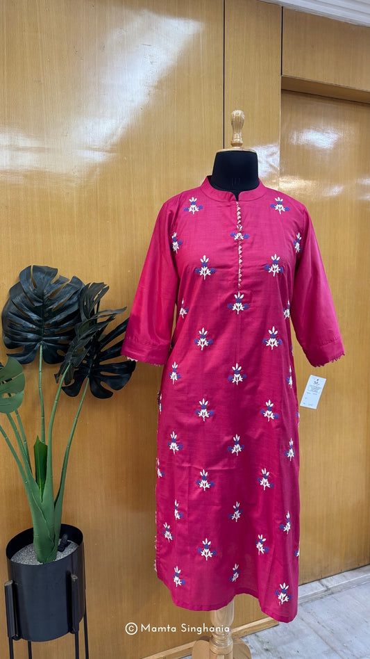 Hot Pink Kurti