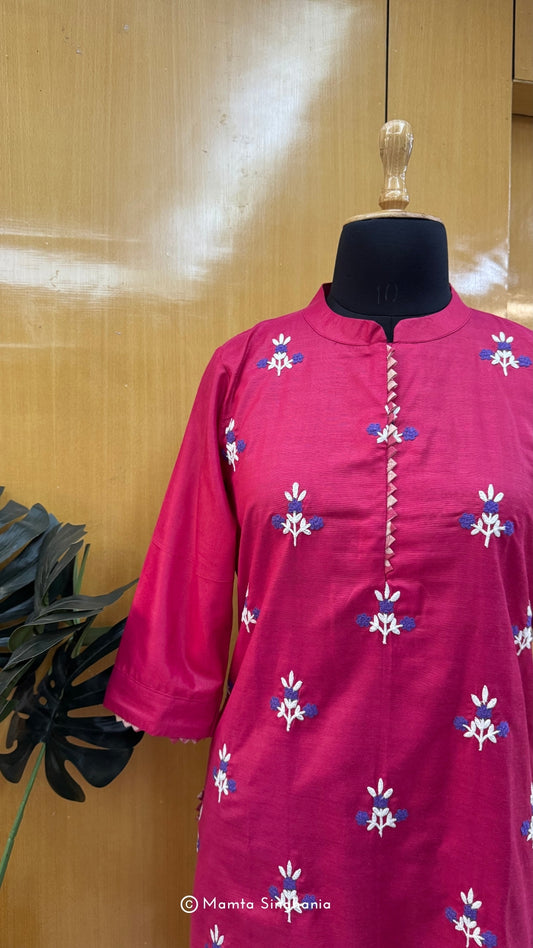 Hot Pink Kurti